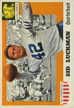 1955 Topps All American #85 Sid Luckman