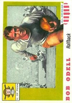 1955 Topps All American #91 Bob Odell UER RC