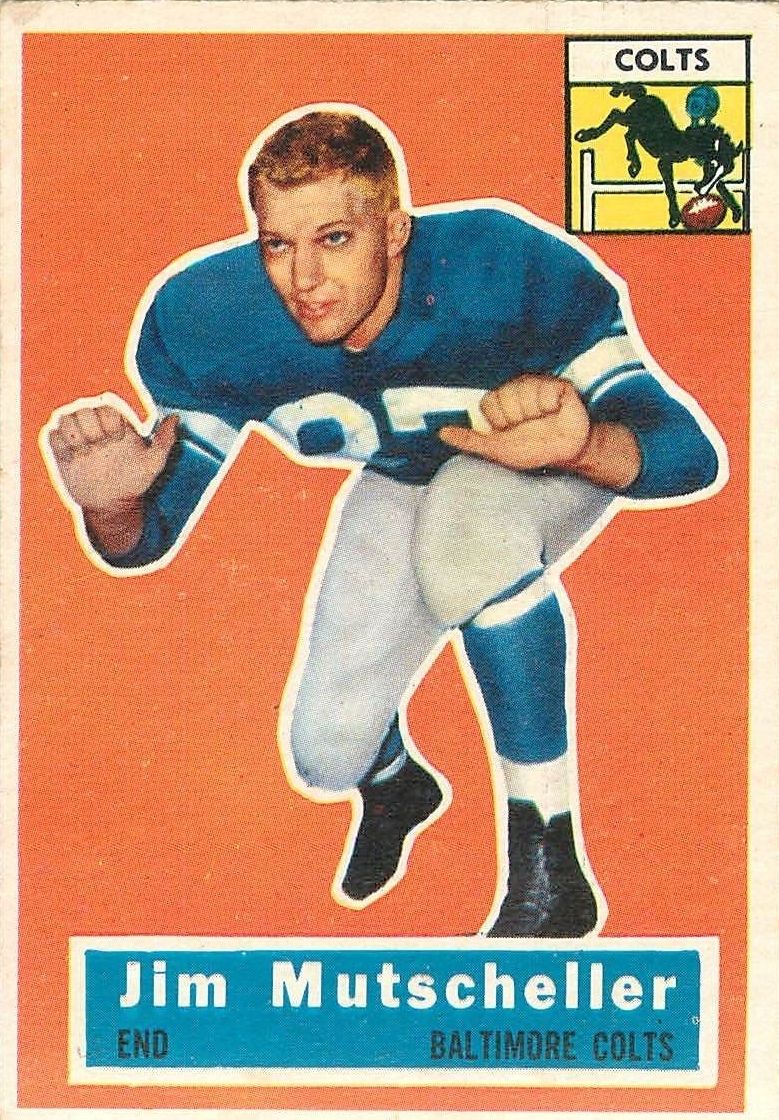 1956 Topps #72 Jim Mutscheller RC