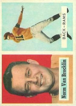 1957 Topps #22 Norm Van Brocklin
