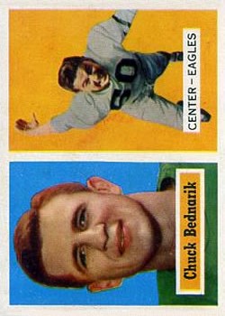 1957 Topps #49 Chuck Bednarik