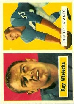 1957 Topps #122 Ray Wietecha DP
