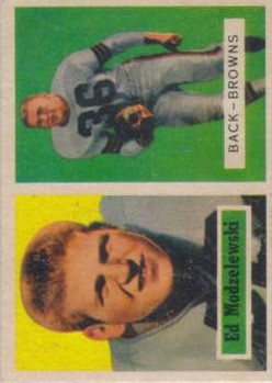 1957 Topps #127 Ed Modzelewski DP