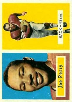 1957 Topps #129 Joe Perry DP
