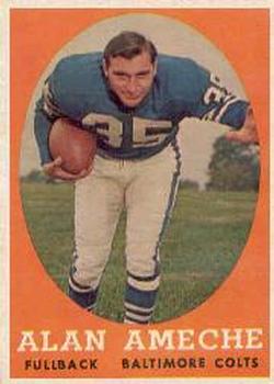 1958 Topps #12 Alan Ameche