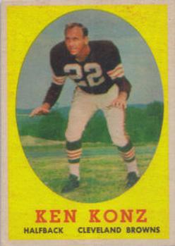 1958 Topps #26 Kenny Konz