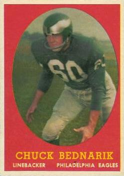 1958 Topps #35 Chuck Bednarik