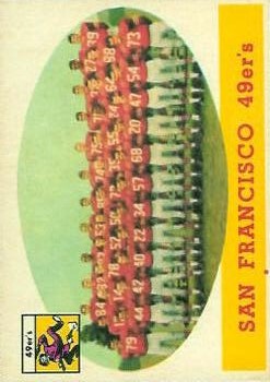 1958 Topps #41 San Francisco 49ers