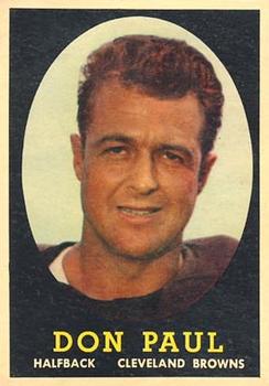 1958 Topps #91 Don Paul DB