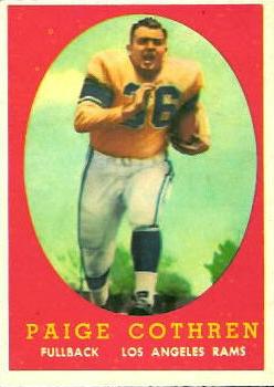 1958 Topps #92 Paige Cothren RC