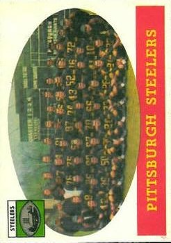 1958 Topps #116 Pittsburgh Steelers