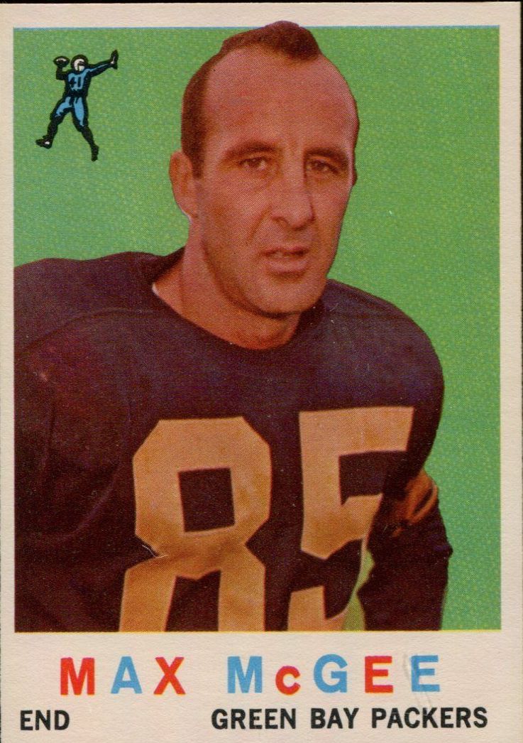 1959 Topps #4 Max McGee RC