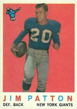 1959 Topps #87 Jim Patton