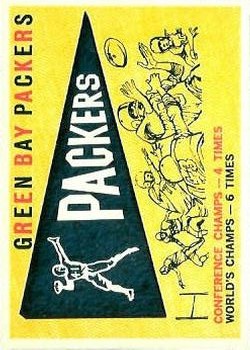1959 Topps #98 Packers Pennant