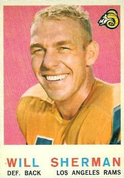 1959 Topps #127 Willard Sherman