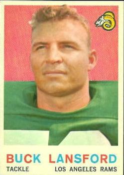 1959 Topps #152 Buck Lansford UER
