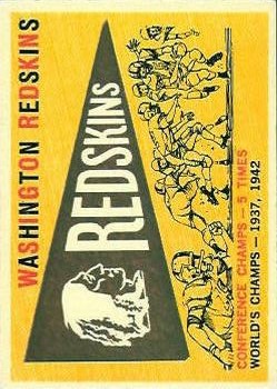 1959 Topps #168 Redskins Pennant