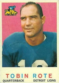 1959 Topps #170 Tobin Rote