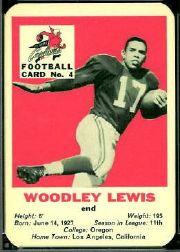 1960 Cardinals Mayrose Franks #4 Woodley Lewis