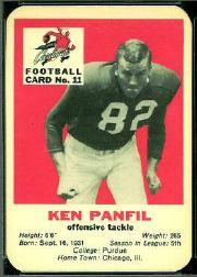1960 Cardinals Mayrose Franks #11 Ken Panfil