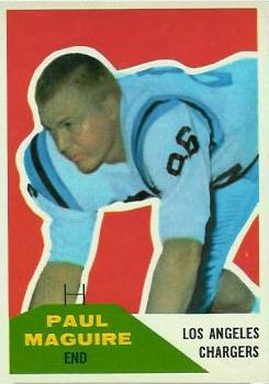 1960 Fleer #128 Paul Maguire RC