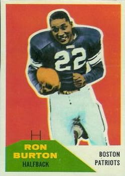 1960 Fleer #130 Ron Burton RC