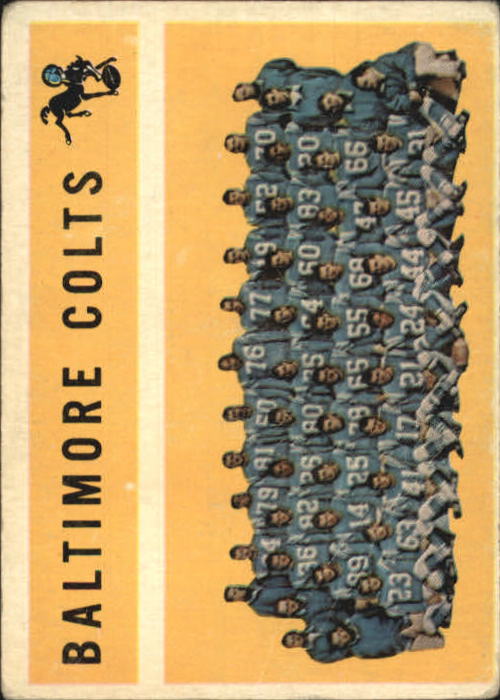 1960 Topps #11 Baltimore Colts