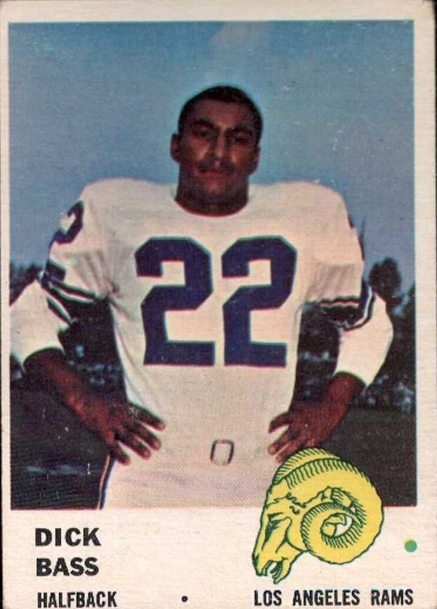 1961 Fleer #101 Dick Bass RC
