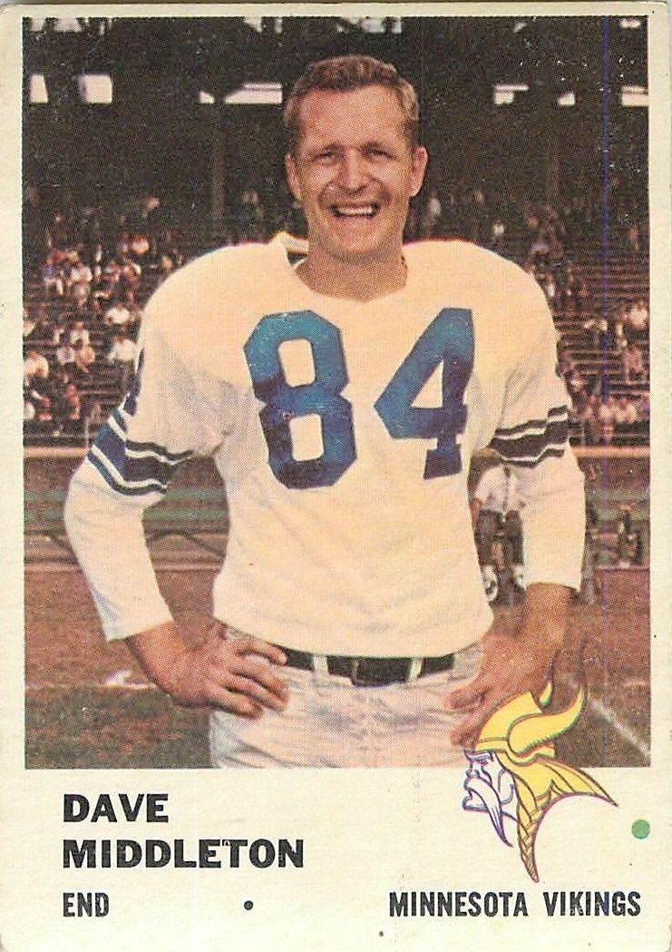 1961 Fleer #129 Dave Middleton