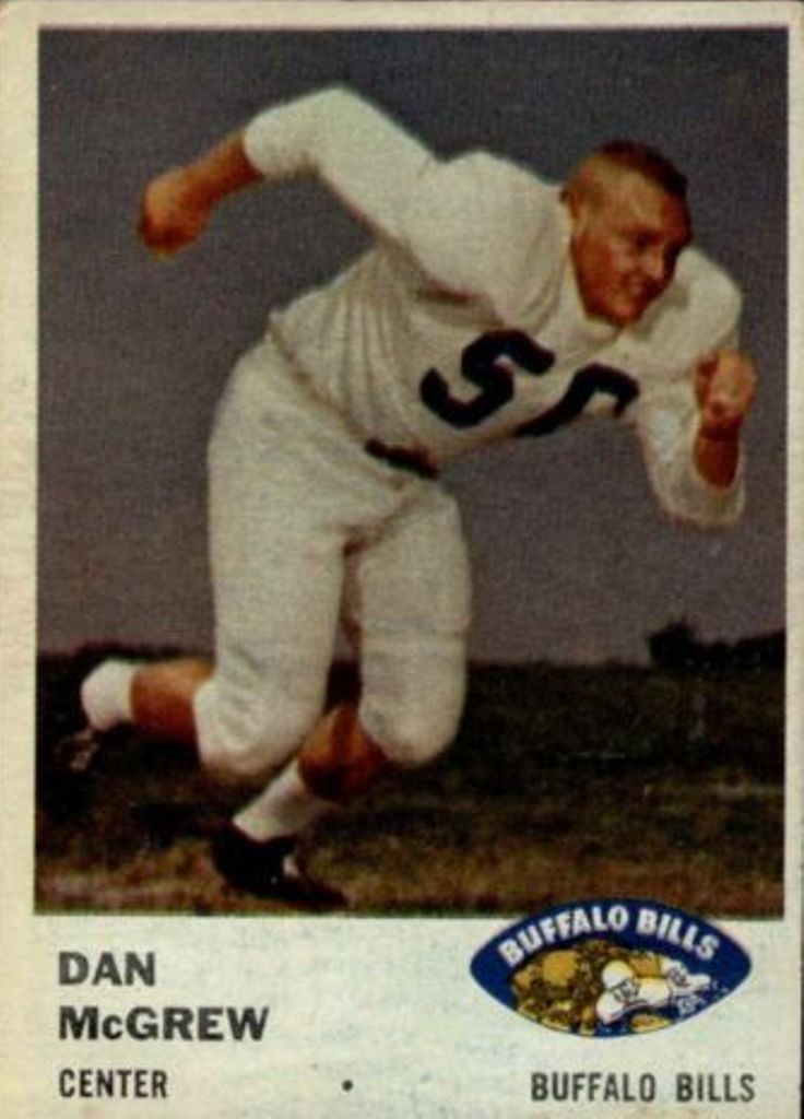 1961 Fleer #140 Dan McGrew