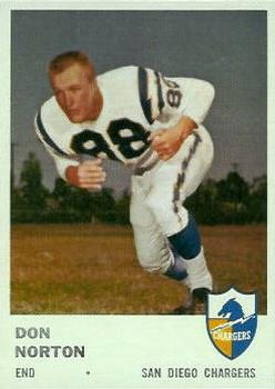 1961 Fleer #158 Don Norton RC