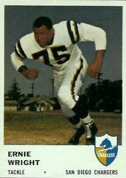 1961 Fleer #161 Ernie Wright RC