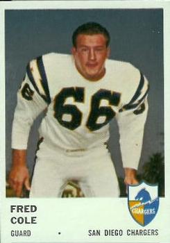 1961 Fleer #163 Fred Cole RC