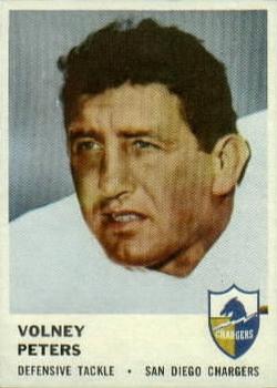 1961 Fleer #165 Volney Peters