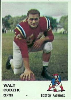 1961 Fleer #182 Walt Cudzik RC