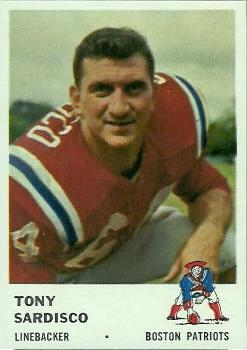 1961 Fleer #185 Tony Sardisco