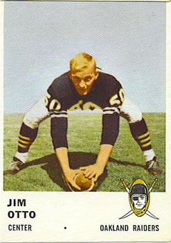 1961 Fleer #197 Jim Otto RC