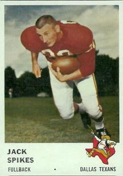 1961 Fleer #201 Jack Spikes