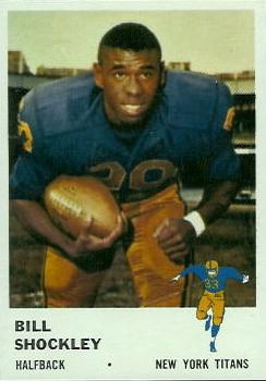 1961 Fleer #213 Bill Shockley RC