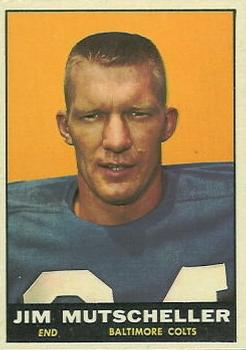1961 Topps #5 Jim Mutscheller