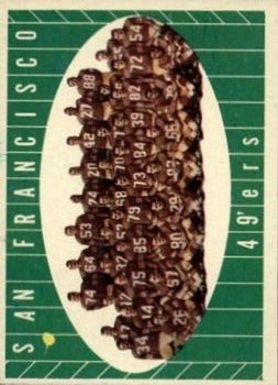 1961 Topps #66 San Francisco 49ers