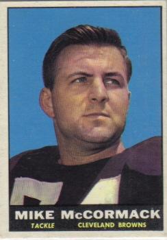 1961 Topps #72 Mike McCormack