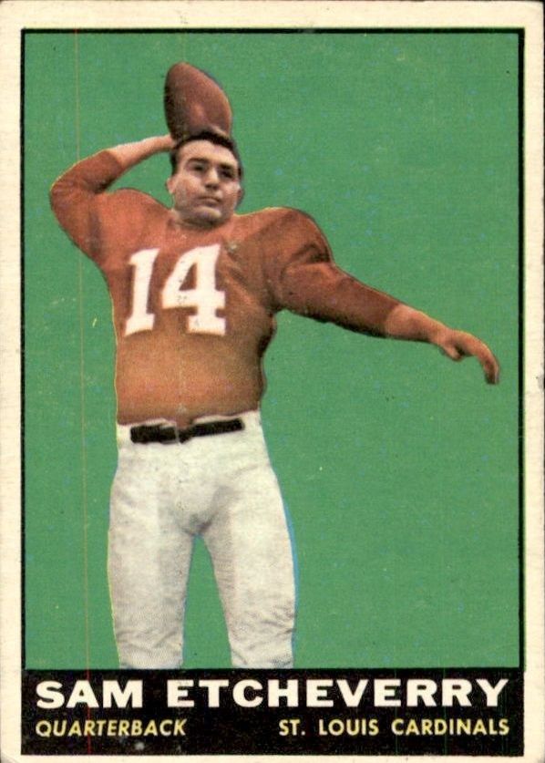 1961 Topps #115 Sam Etcheverry RC