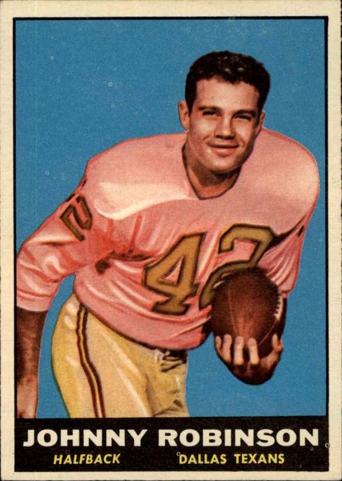 1961 Topps #139 Johnny Robinson RC