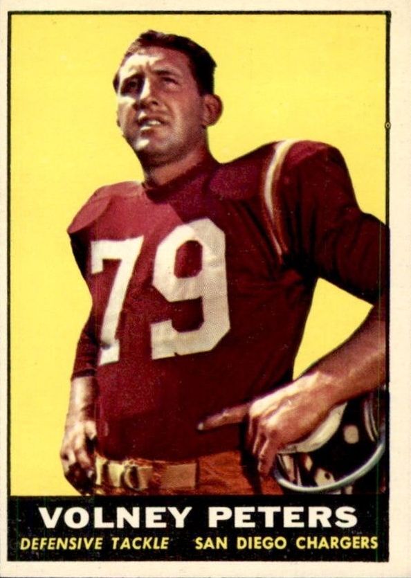 1961 Topps #170 Volney Peters