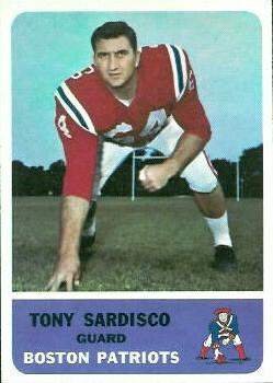 1962 Fleer #6 Tony Sardisco