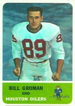 1962 Fleer #49 Bill Groman