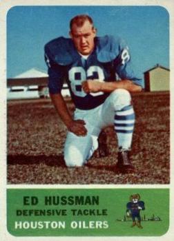 1962 Fleer #55 Ed Husmann UER RC