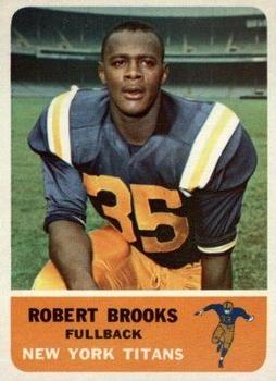 1962 Fleer #56 Robert Brooks RC