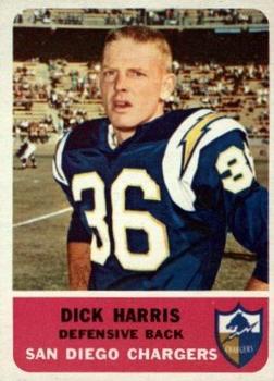 1962 Fleer #84 Dick Harris RC